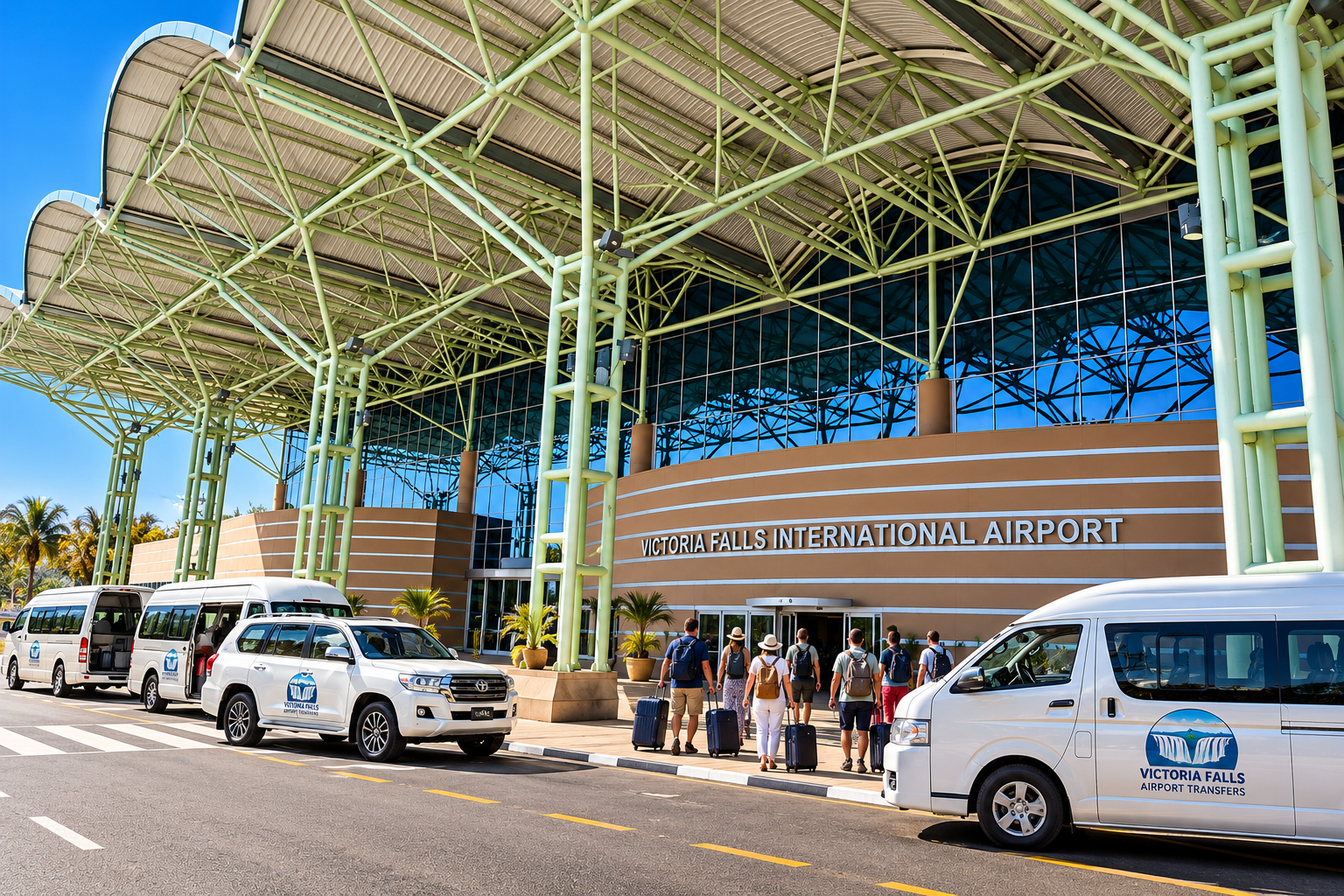 Victoria Falls International Airport transfer arrival